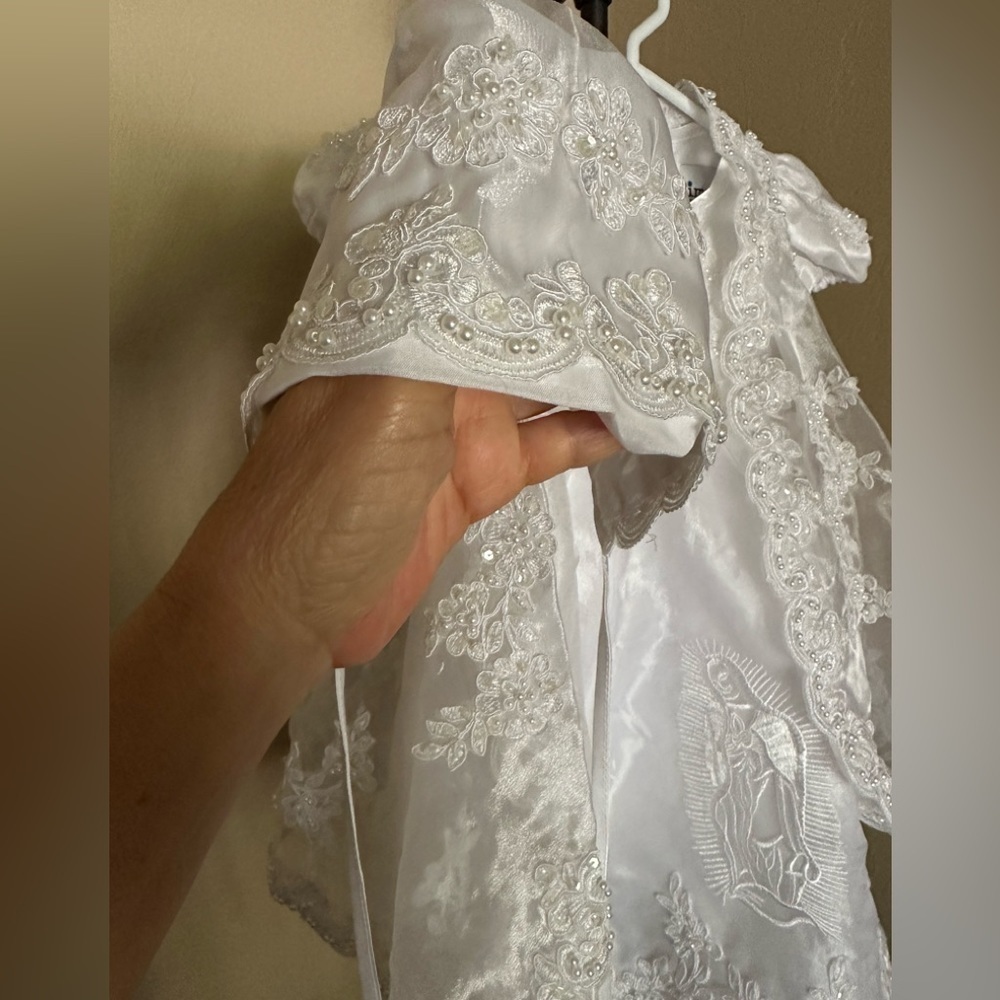 Simran fashion girls christening gown/jacket - Picture 3 of 16